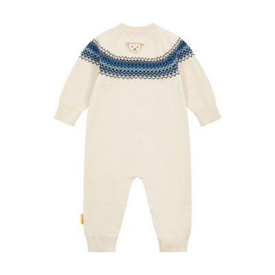 Strampler langarm, beige für Jungs
