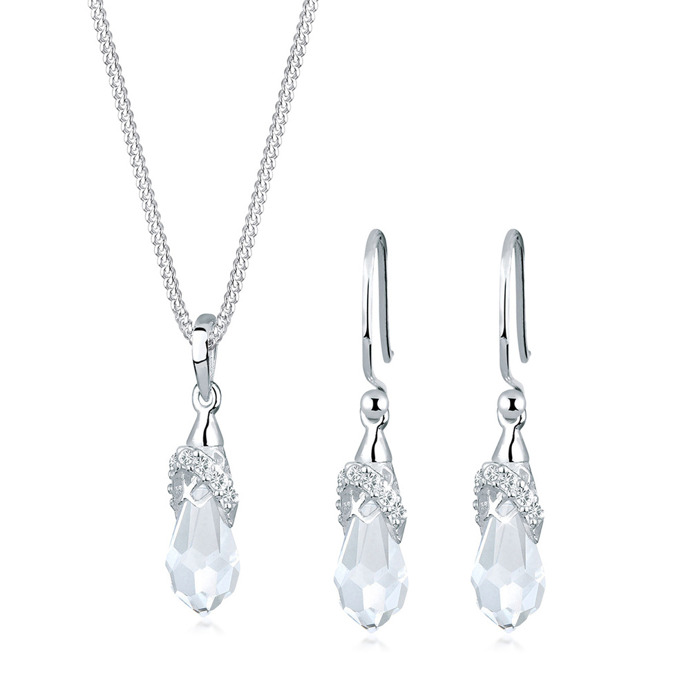 Elli Elli Ensemble de Bijoux Kristalle 925 Silber Bijoux