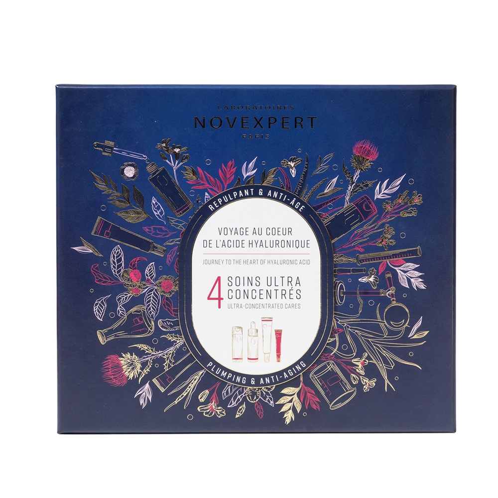 laboratoires novexpert 4 Soins Ultra Concentrés Acide Hyaluronique Eau Micellaire + Sérum + Crème + Gel