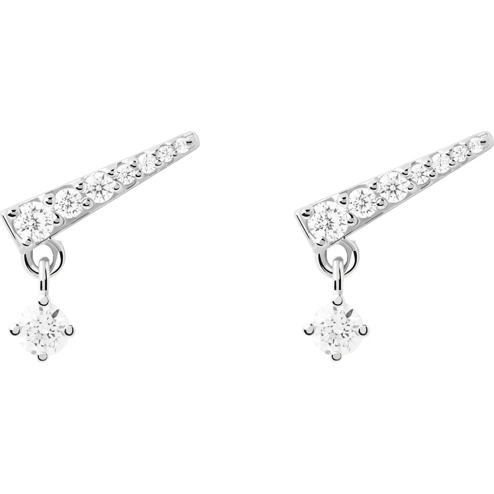 P D Paola Boucle d'oreille unique 925 Argent Boucles d'oreilles