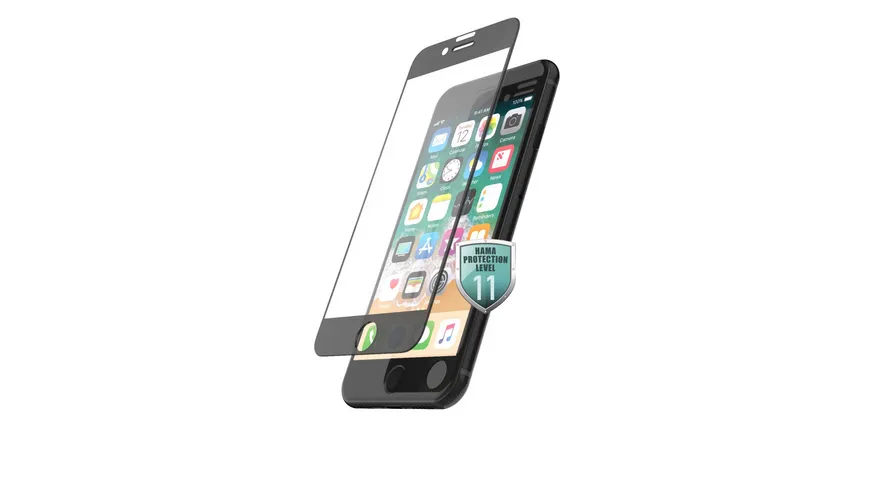 Hama 3D-Full-Screen-Schutzglas für iPhone 7/8/SE 2020/SE 2022, Schwarz