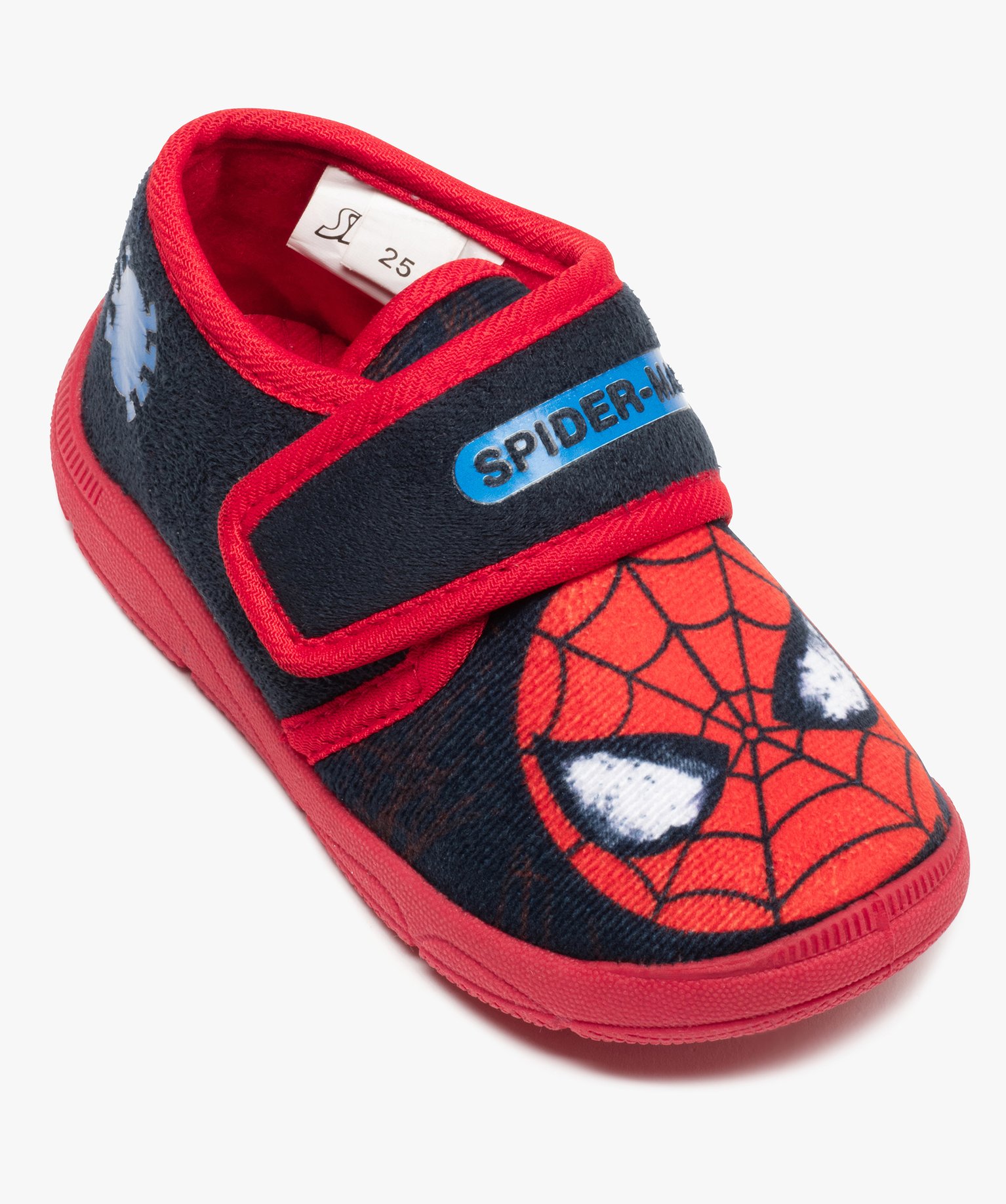 Chaussons Garçon bottillons en velours – Spider-Man rouge | GEMO