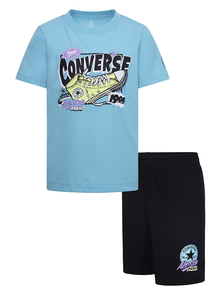 Converse 2tlg. Outfit in Hellblau/ Dunkelblau günstig kaufen