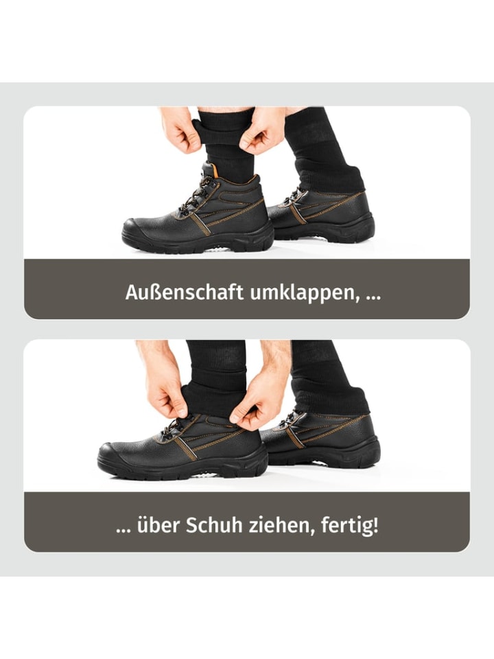 Socklaender Funktions-Socke mit Doppelschaft - Größe 36-39 Wandern Arbeit günstig kaufen onesize