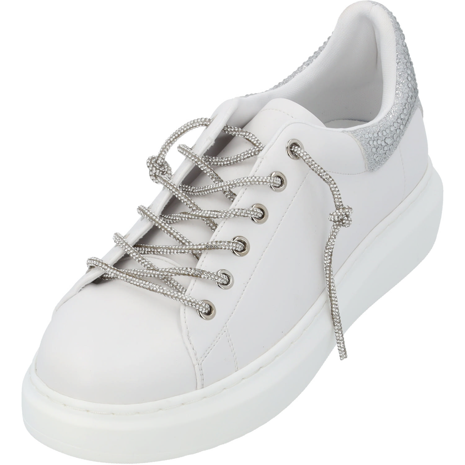 Palado Rugu by Sila Sahin, Sneakers Low, Damen, Weiß/Silber