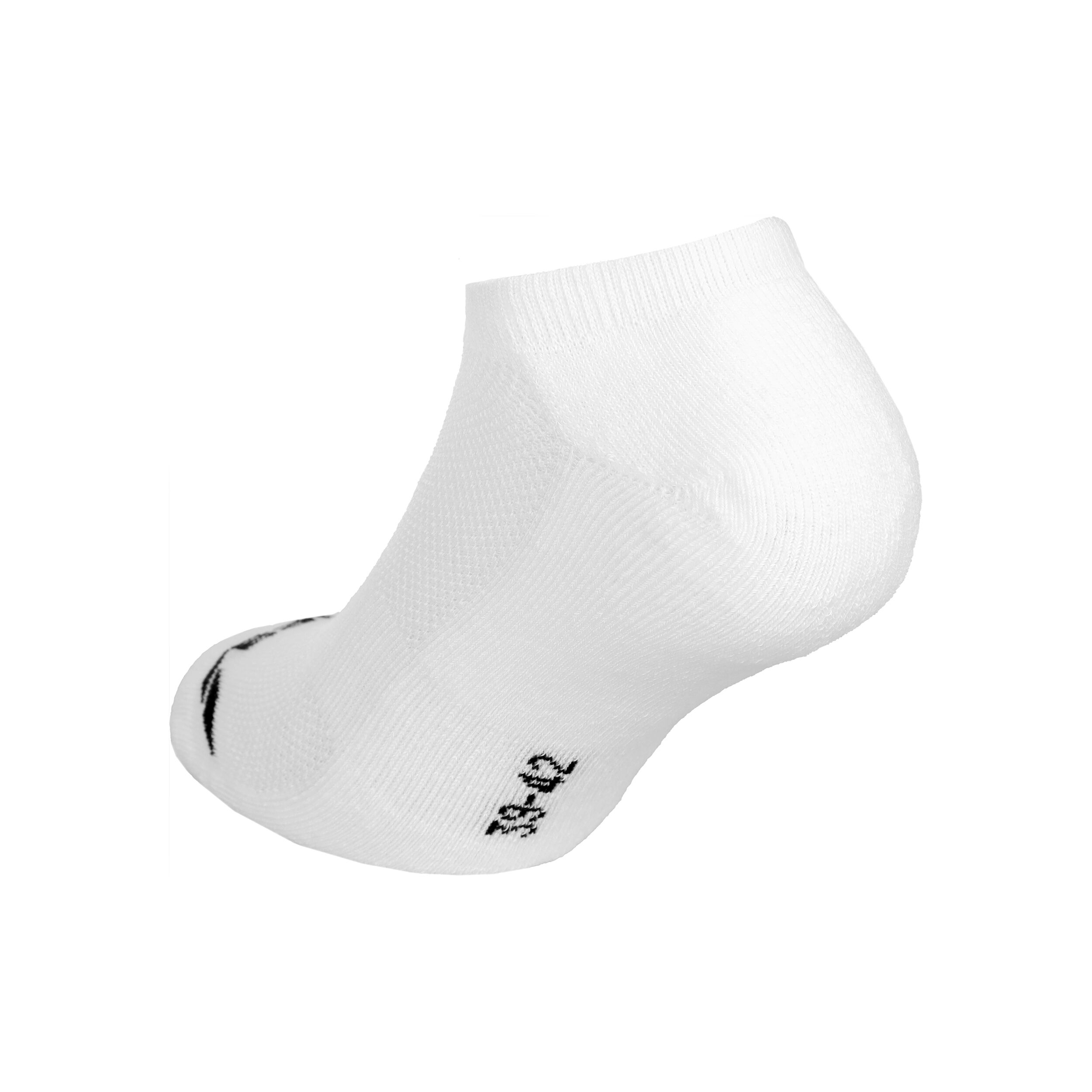 Invisible Tennissocken 3er Pack - Weiß, Schwarz