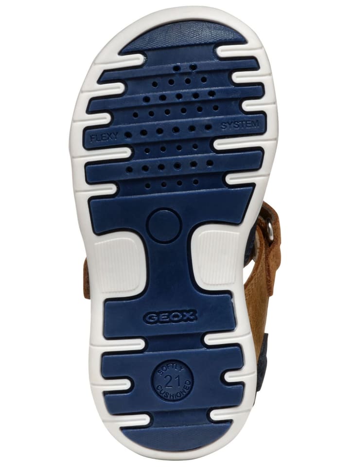 Geox Sandalen in Braun/Rot günstig kaufen