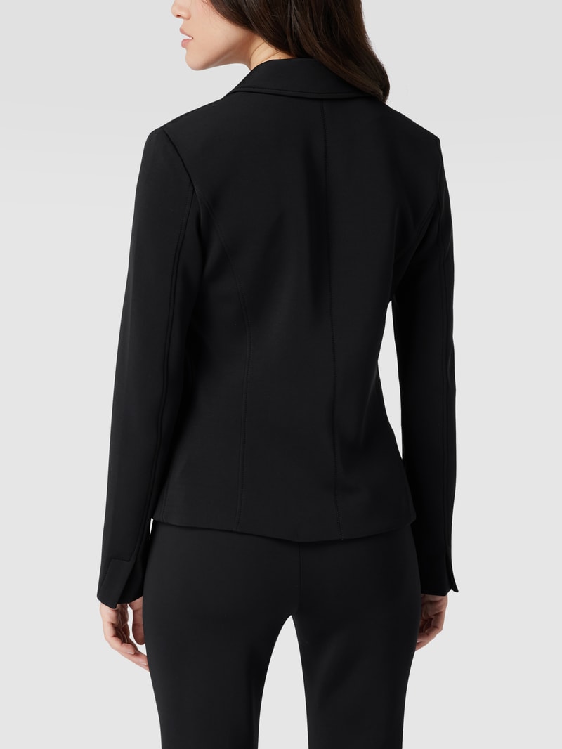 Blazer mit Reverskragen in marineblau