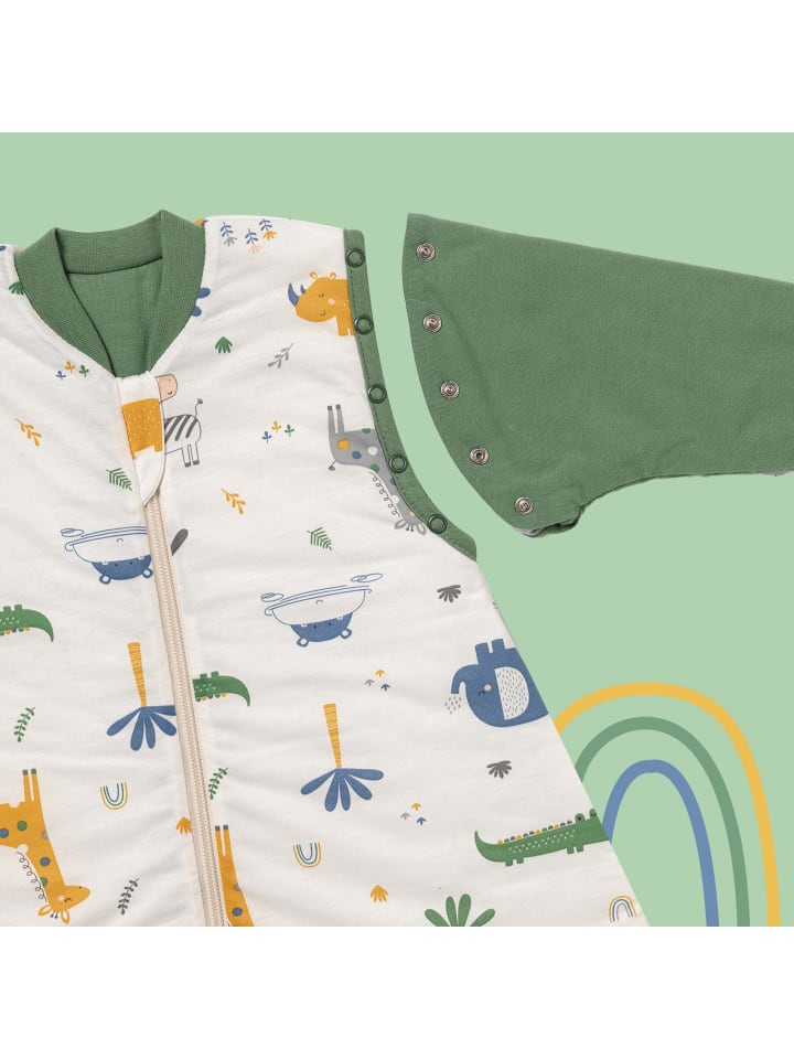Schlummersack Babyschlafsack, 2.5 TOG in Dunkelgrün günstig kaufen