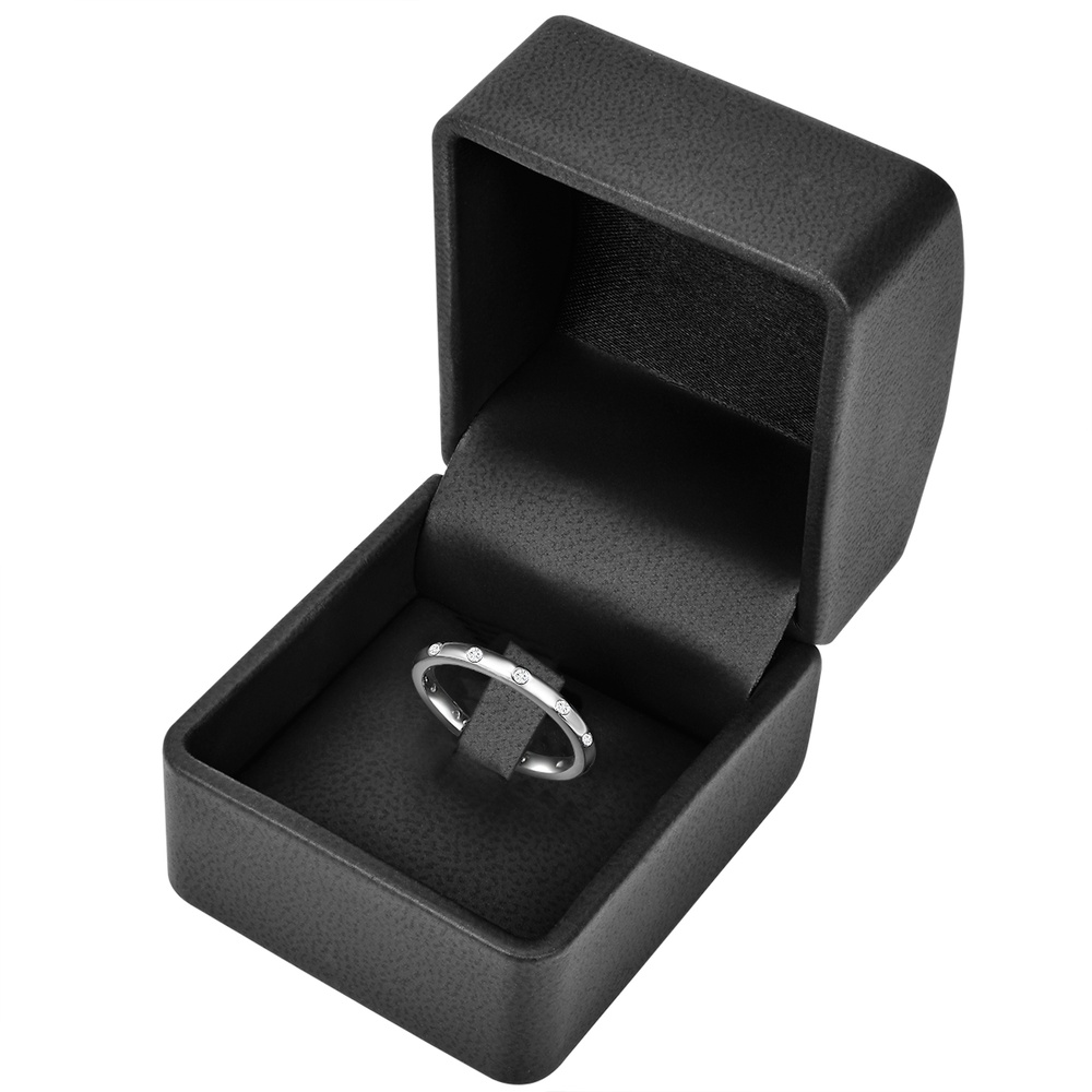 Trilani Bague en argent Argent sterling Oxyde de zirconium (CZ) en Argent Bague