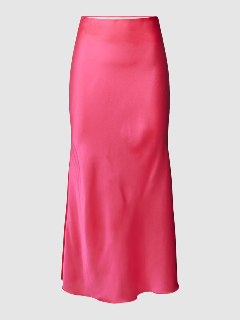 Maxirock mit Strukturmuster in fuchsia