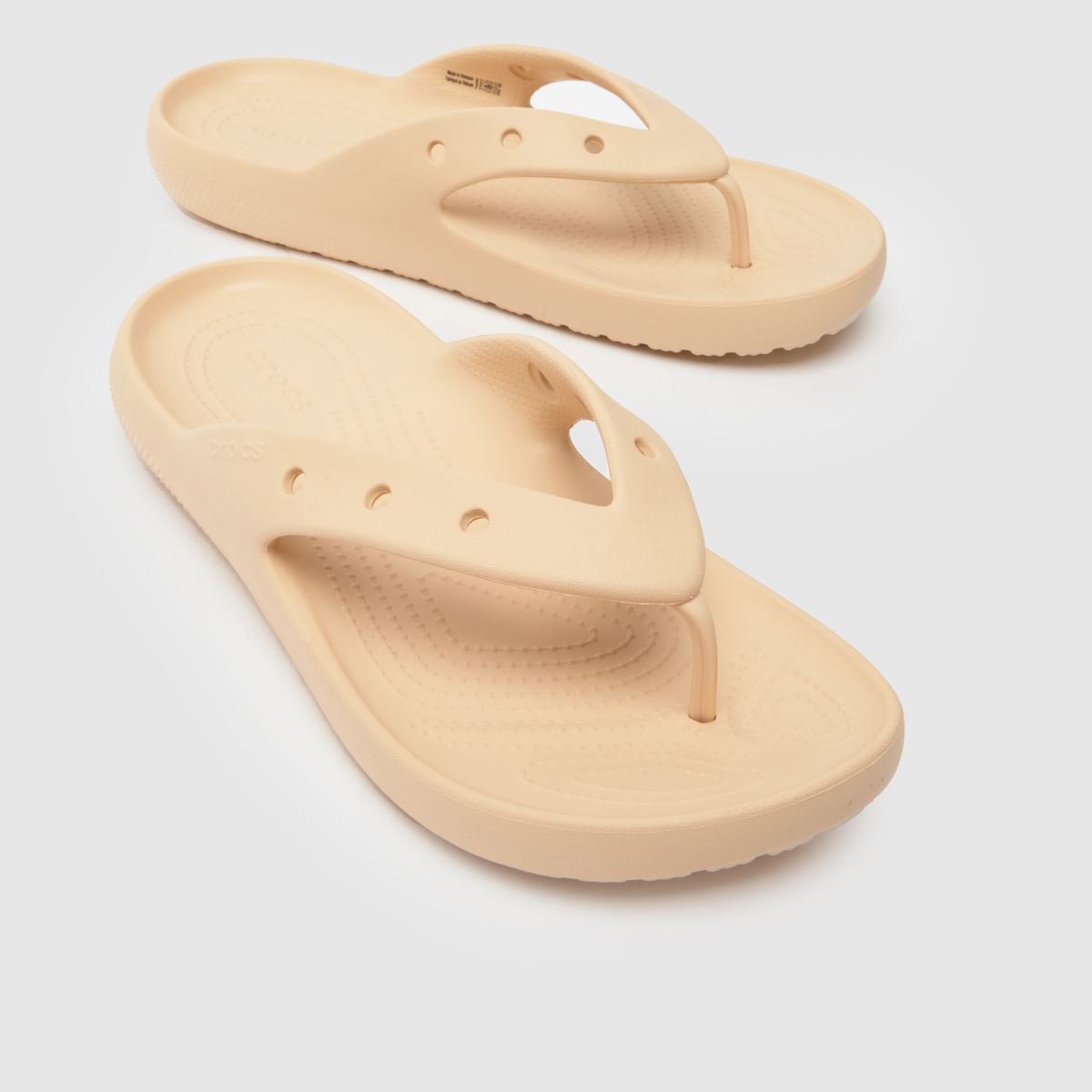 Crocs Classic Flip 2.0 szandál natúr színben