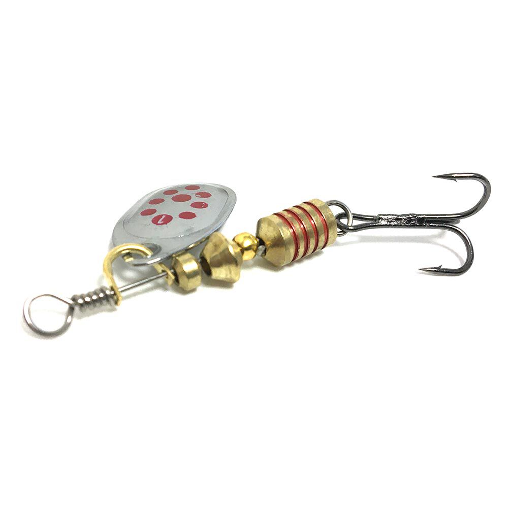 Cuillère Tournante Bzone Runner Spin Red Silver