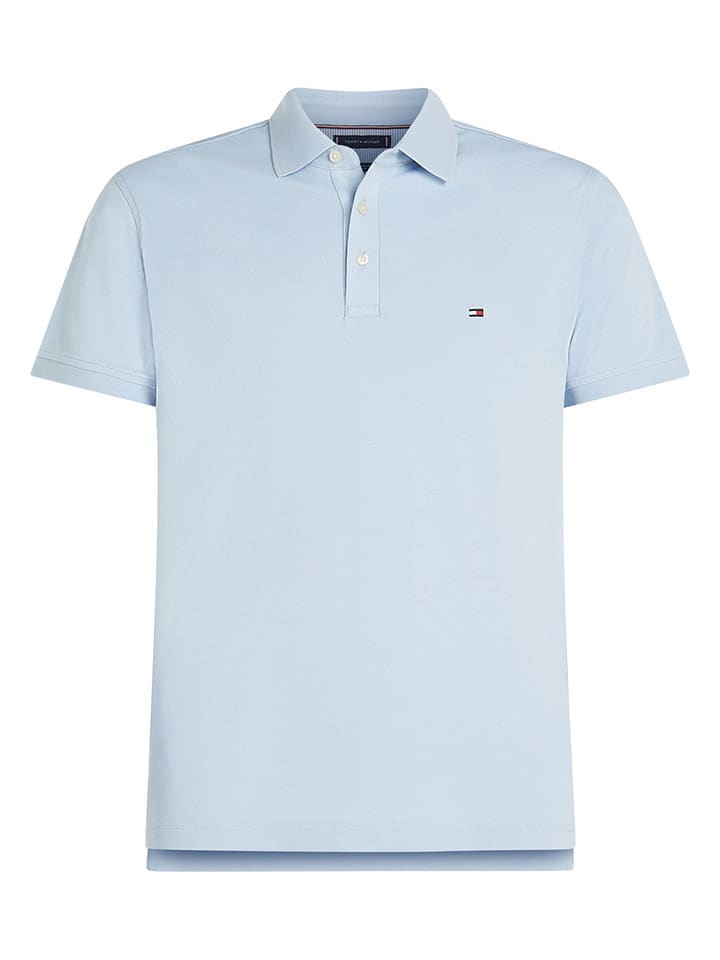 Tommy Hilfiger Poloshirt in Hellblau günstig kaufen