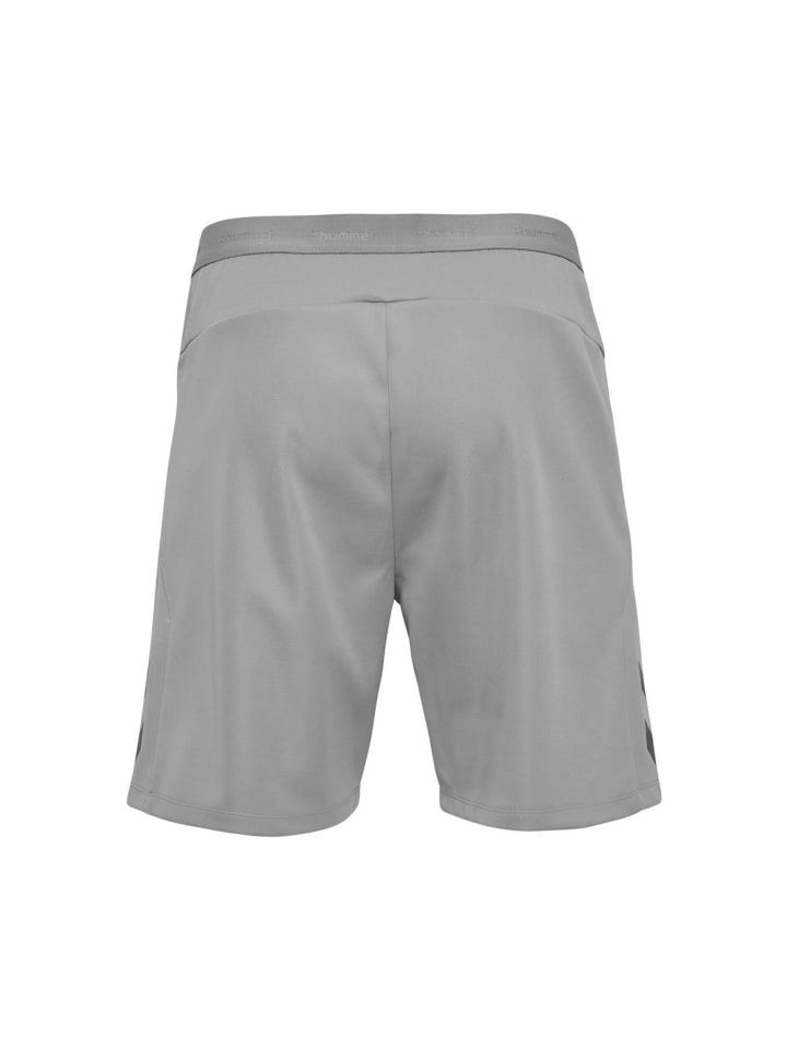 Hummel Sportliche Shorts mit Reißverschlusstaschen in Grau günstig kaufen