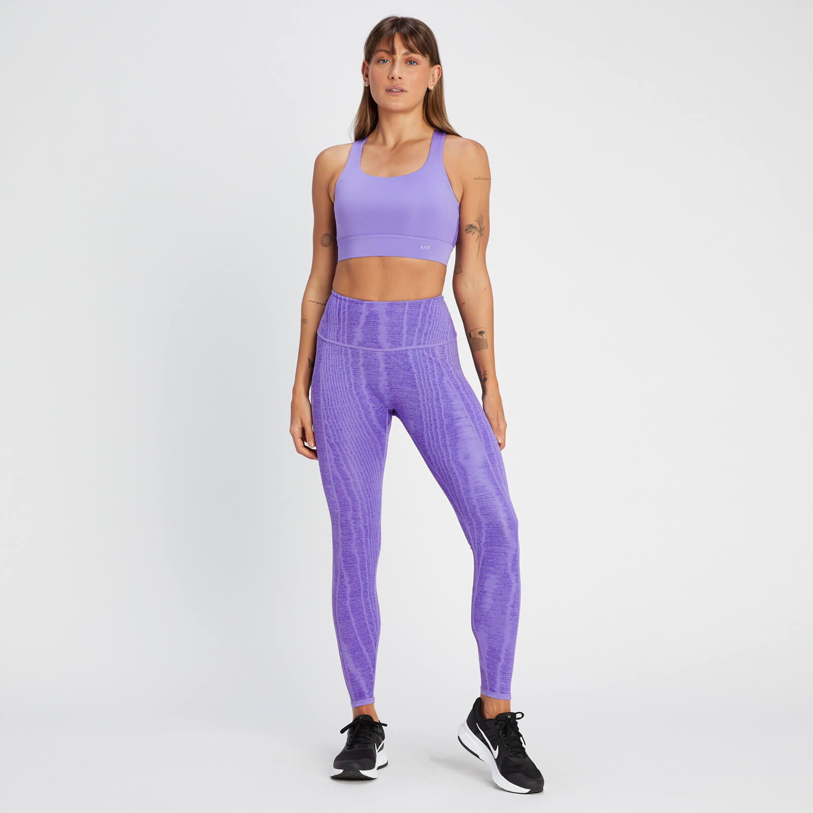 Legging réversible MP Tempo pour femmes – Violet paisley