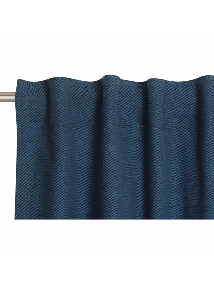 Schöner Wohnen Kollektion Blickdichter Schlaufenvorhang SOLO in Graublau günstig kaufen 130x250 cm