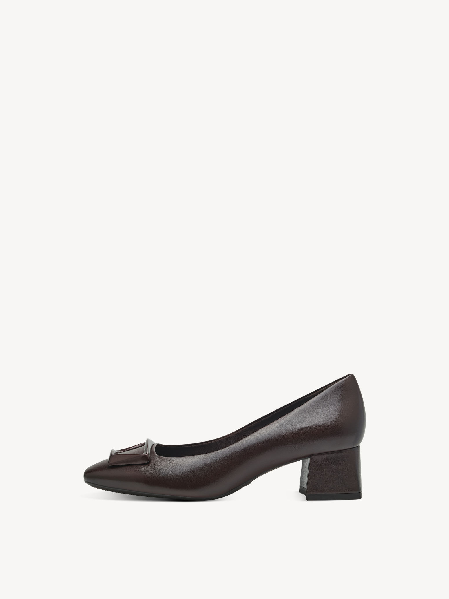 Escarpin en cuir - marron