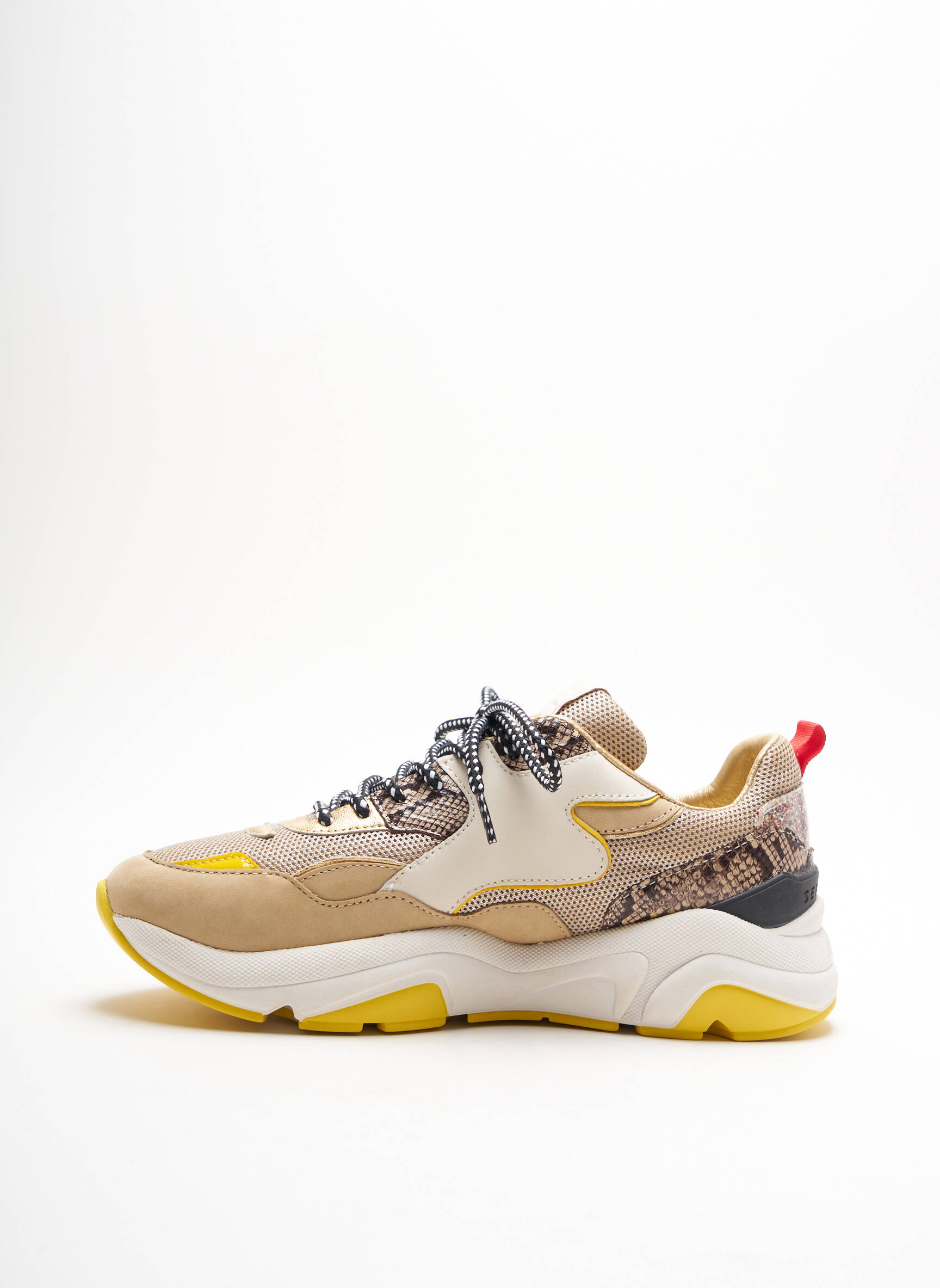Serafini Baskets Femme couleur beige