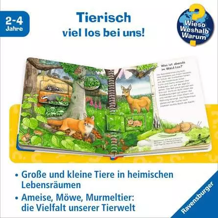 Ravensburger Wieso? Weshalb? Warum? junior, Band 33: Tiere bei uns