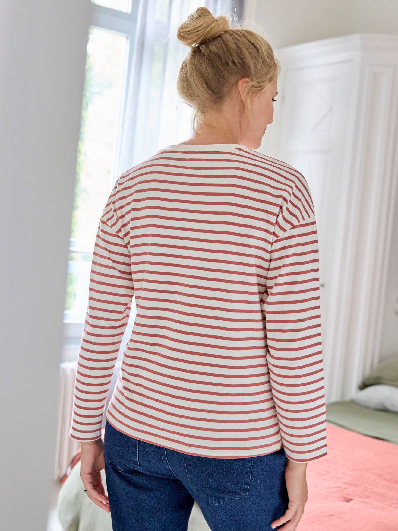 Vertbaudet Umstands-Shirt - terrakotta