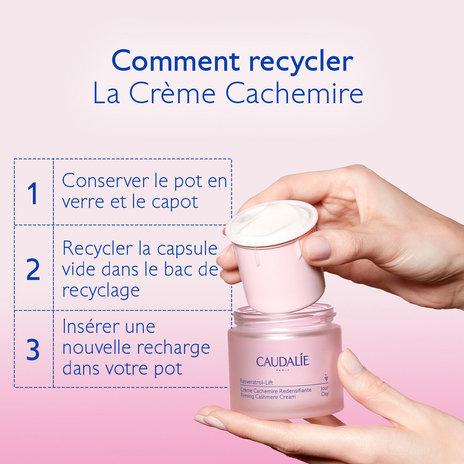 Caudalie Resveratrol–Lift Recharge Crème Cachemire Redensifiante
