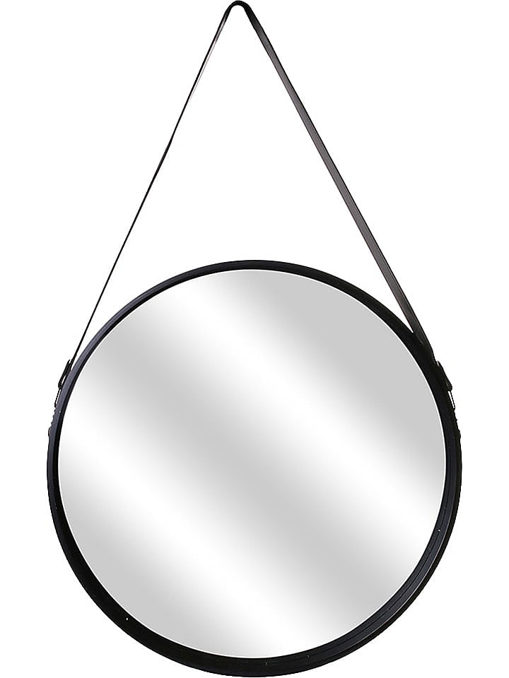 DOCK avenue Wandspiegel in Schwarz - (B)50 x (H)65,5 x (T)4 cm günstig kaufen onesize