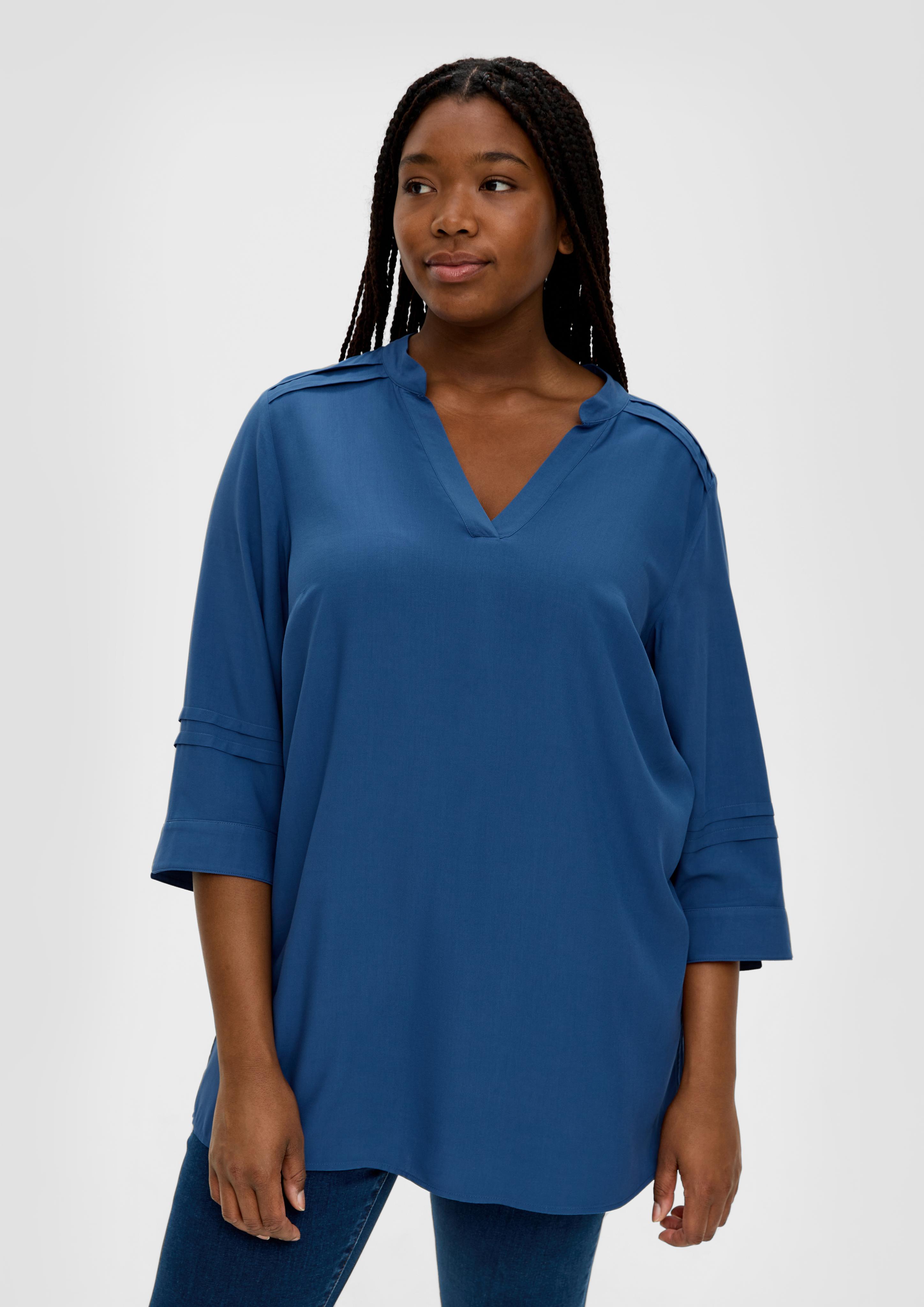 Viskosebluse mit Biesenfalten  2136251-5704