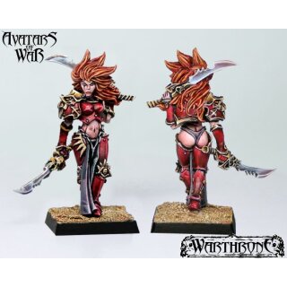 Lady of Wrath with Paired Weapons