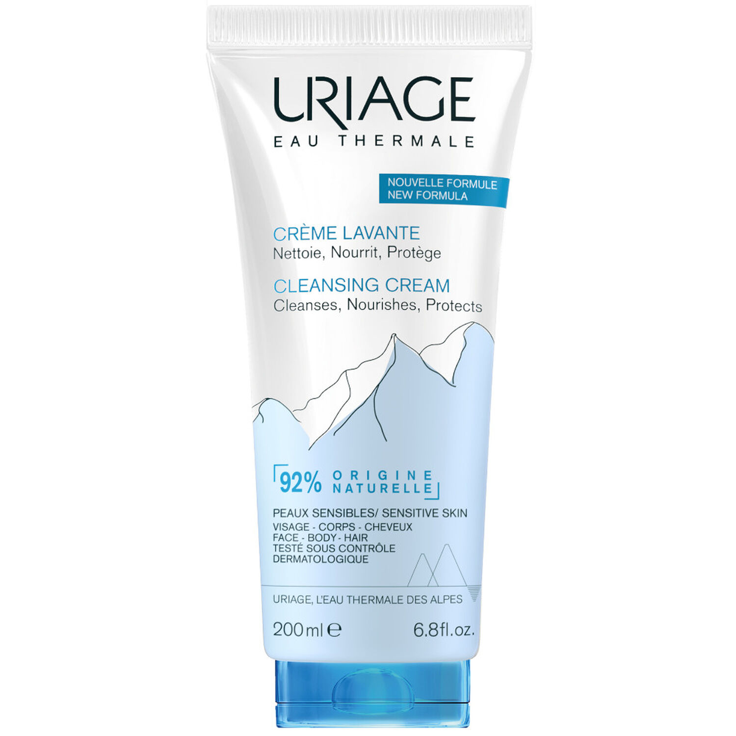 Uriage Crème Lavante Nettoie, Nourrie, Protège