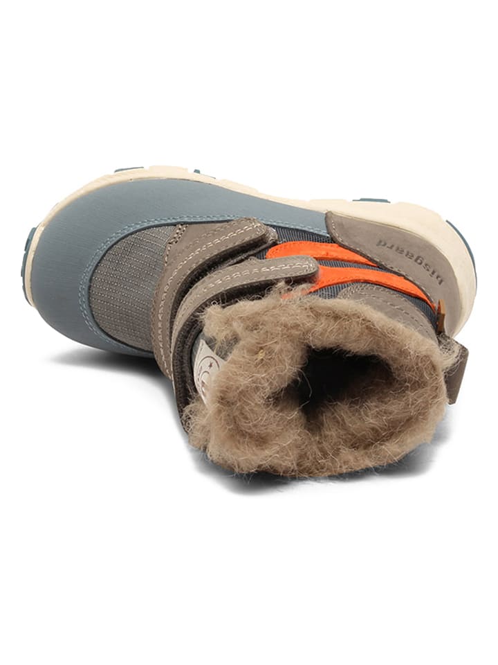 bisgaard Leder-Winterboots in Grau günstig kaufen