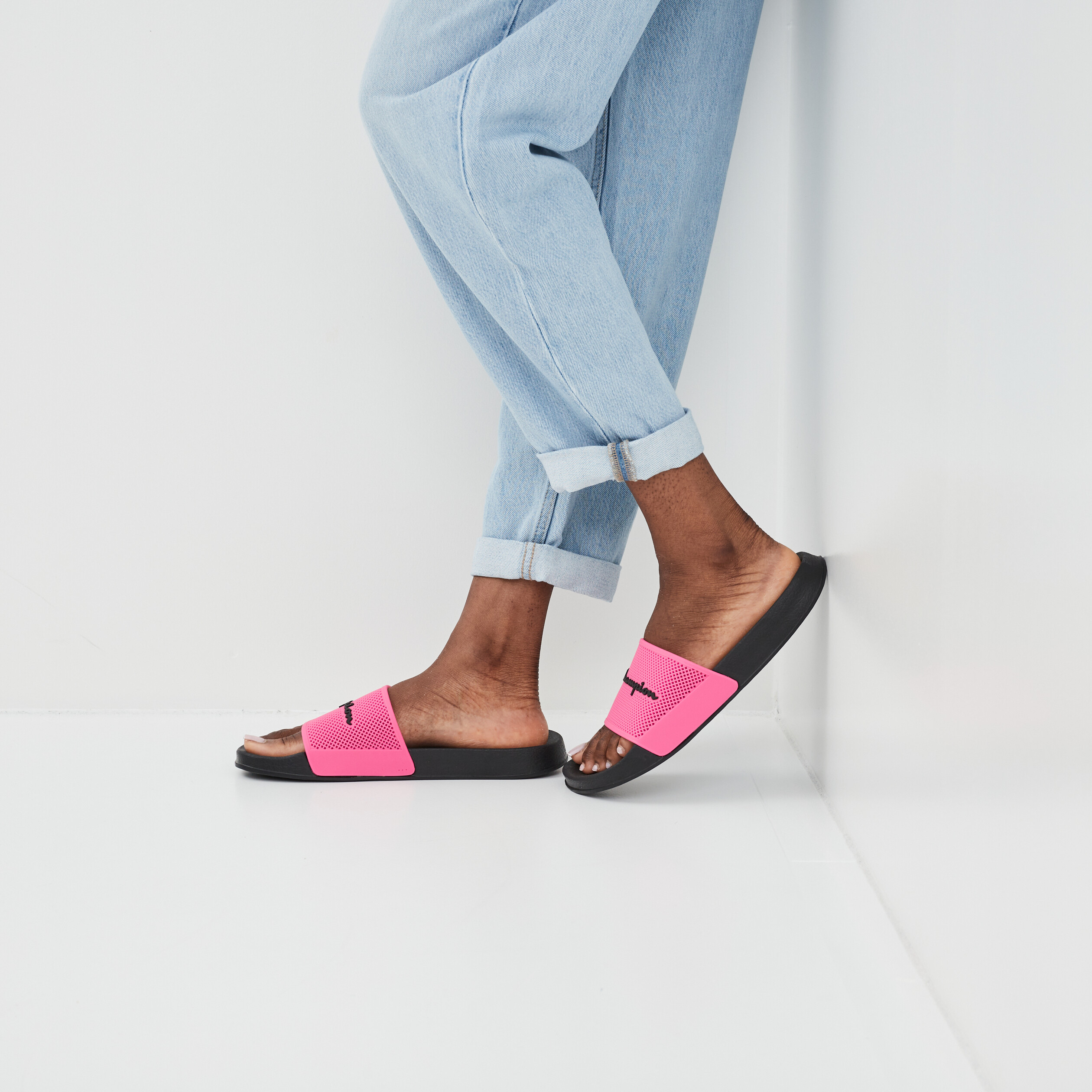 Mules Champion Daytona rose femme | La Halle