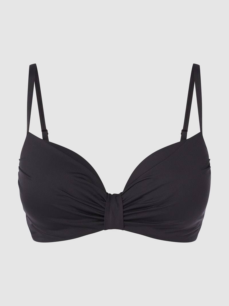 PLUS SIZE Bikini-Oberteil mit Bügeln in schwarz
