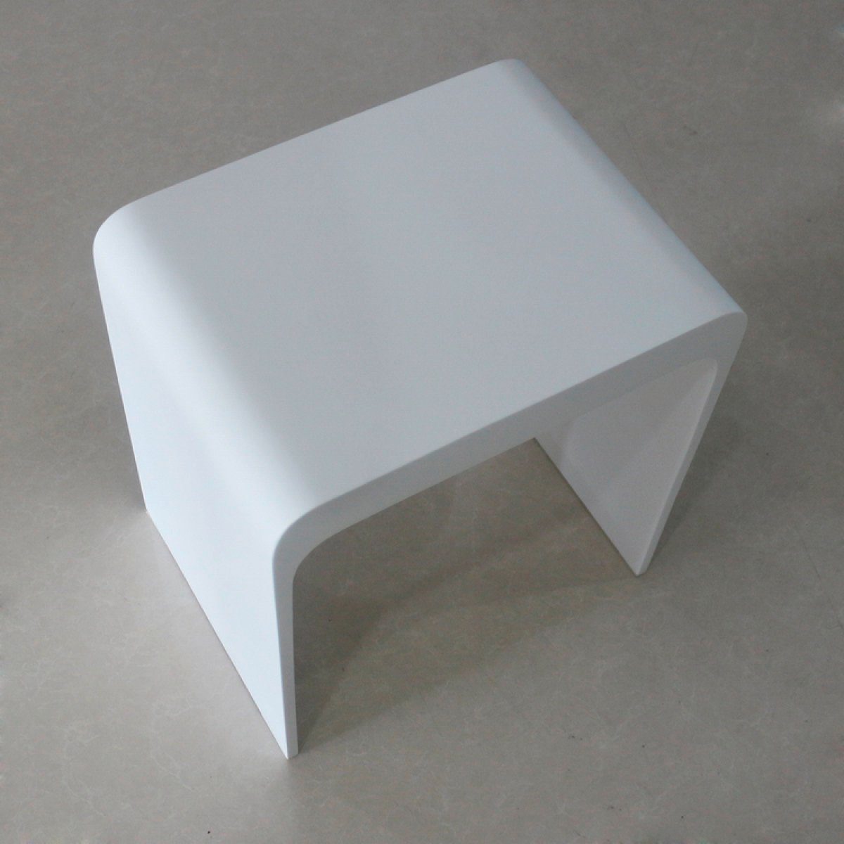 KZOAO Duschhocker Design SPA Badhocker aus Mineralguss Modell 