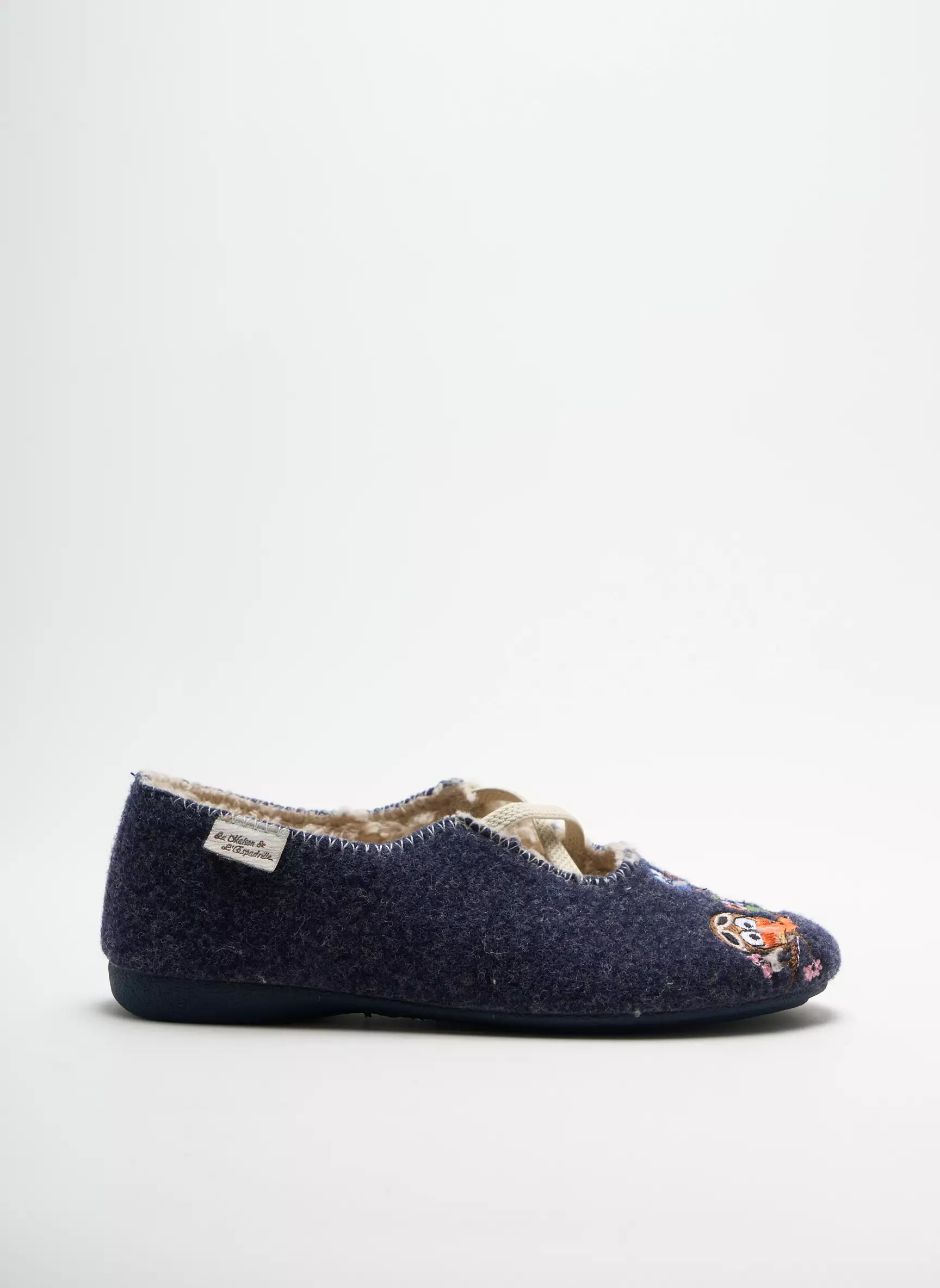 La Maison De L Espadrille Chaussons Femme couleur bleu