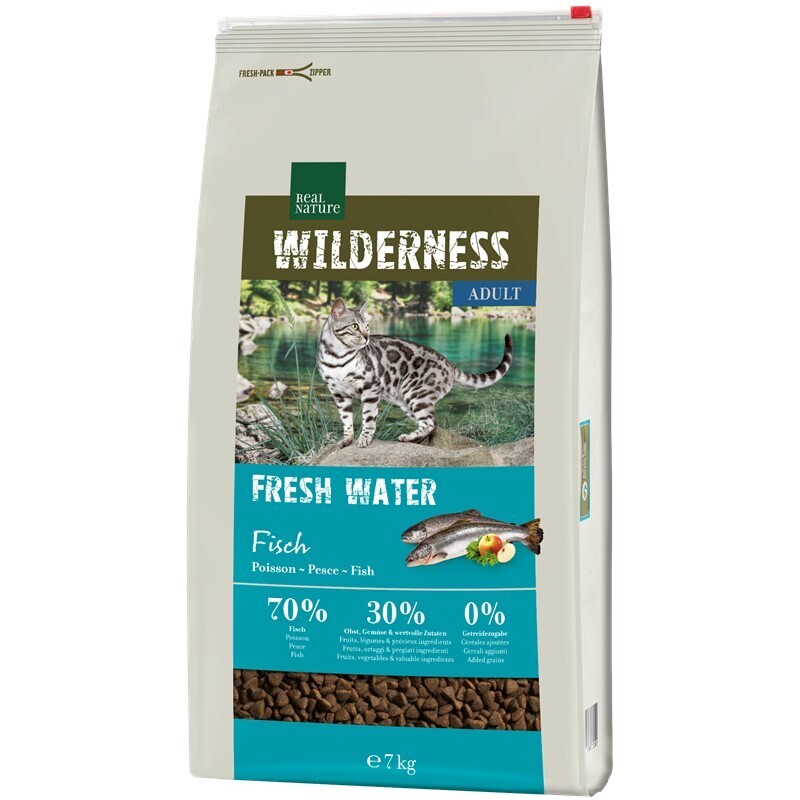 REAL NATURE Trockenfutter REAL NATURE WILDERNESS Adult Fresh Water Fisch 7 kg