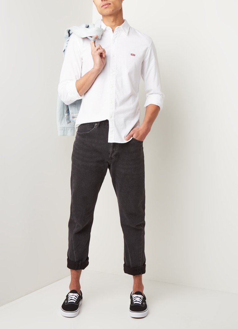 Levi's Battery slim fit majica z vezenim logotipom