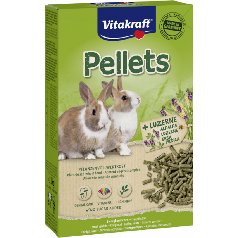 Vitakraft Hauptfutter Vitakraft Pellets Zwergkaninchen 1 kg