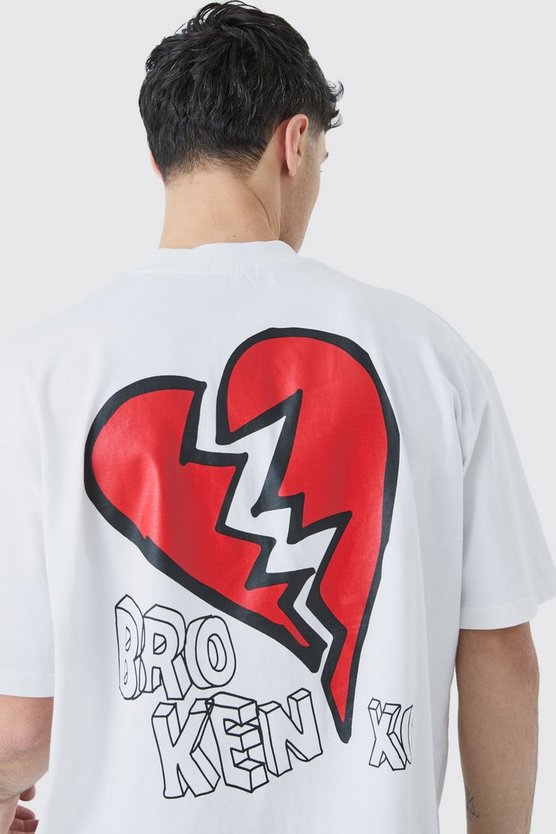 Oversized Broken Hearts T-shirt