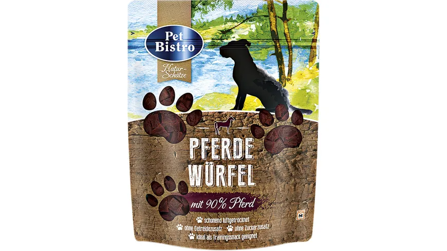 Pet Bistro Hundesnack Pferdewürfel 80 g