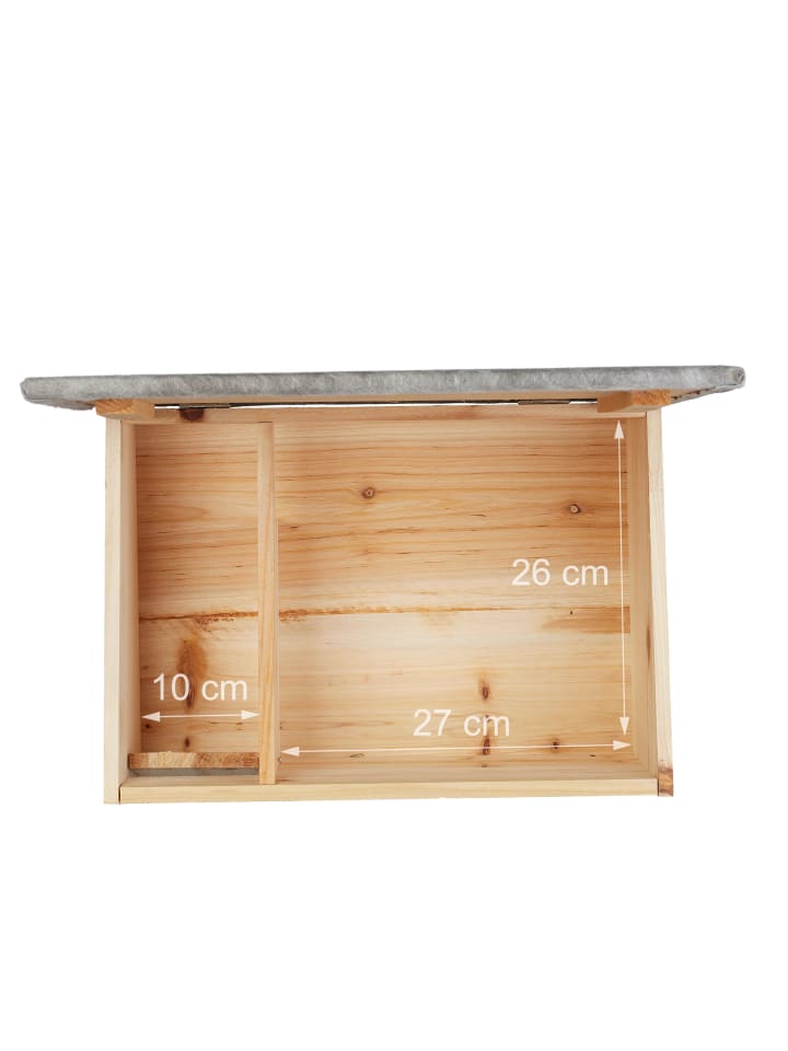 relaxdays Igelhaus in Natur - (B)46 x (H)21 x (T)34 cm günstig kaufen onesize