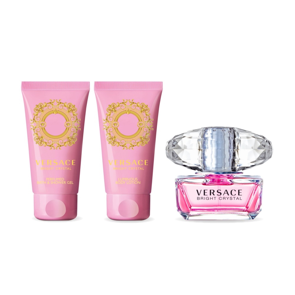 Versace Coffret VERSACE Bright Crystal 50ml + 2cadeaux Coffret Eau de Toilette + 2 cadeaux