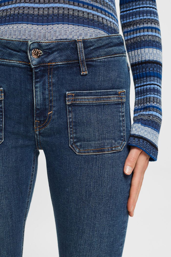 Skinny Jeans mit mittlerer Bundhöhe