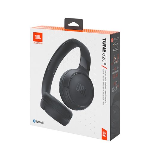 Căști Bluetooth JBL Tune 520 NEGRE
