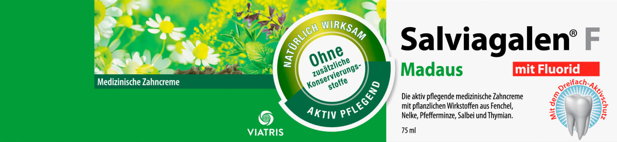 Zahnpasta Madaus F, 75 ml