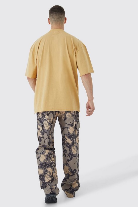 Tall lockere Camouflage Cargo-Hose