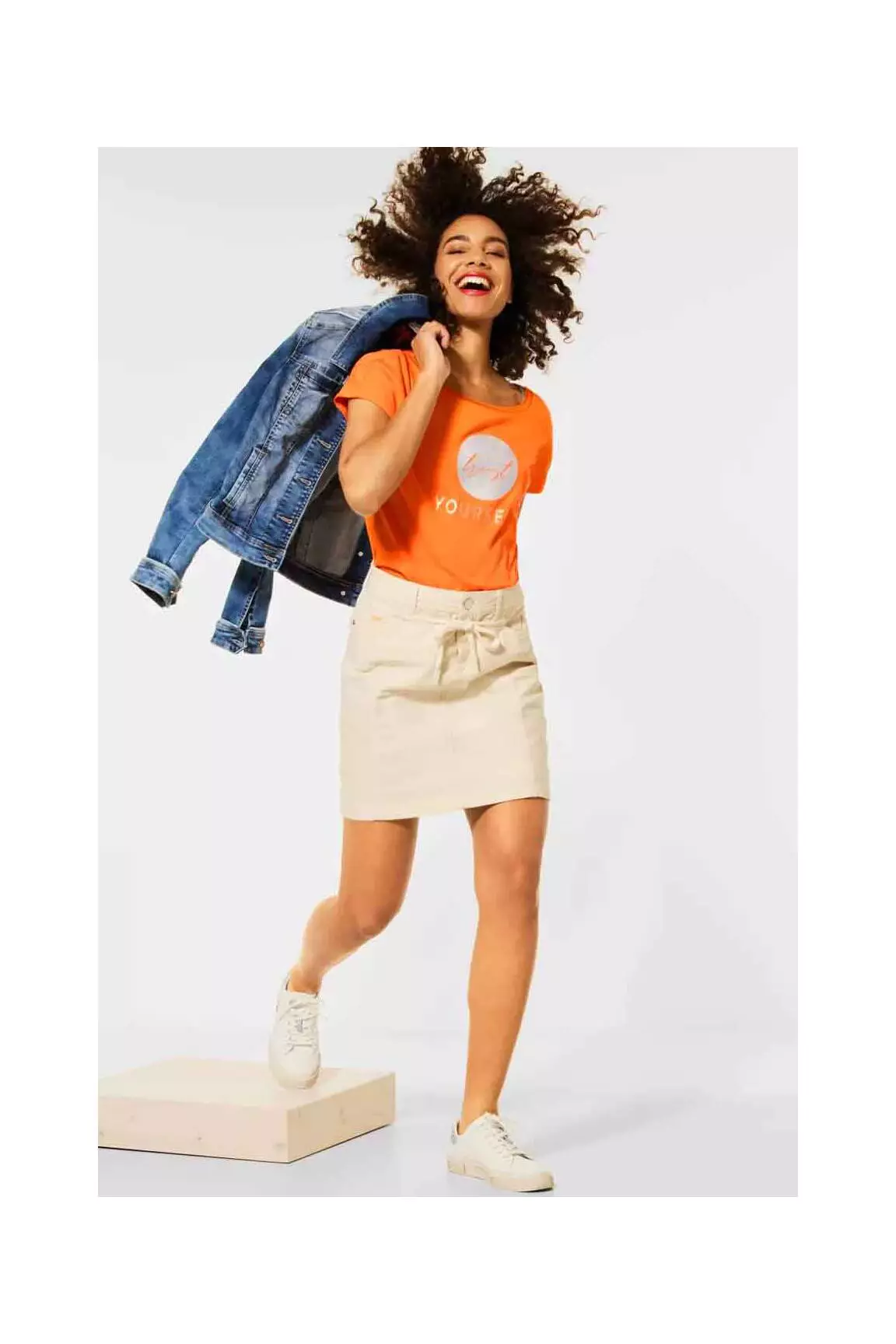 Street One Sweats Femme couleur orange