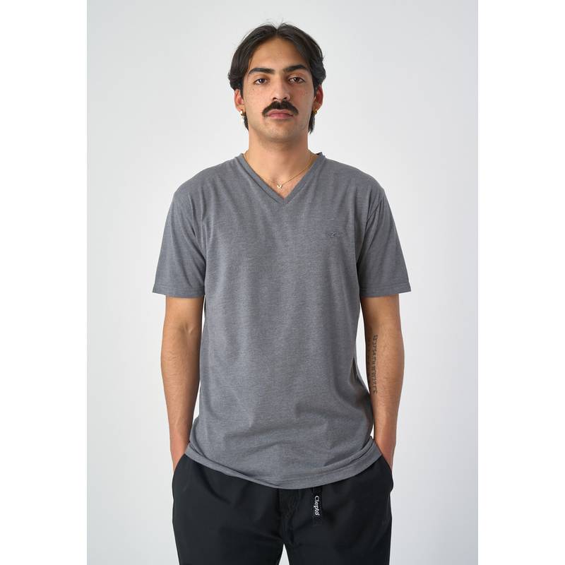 Cleptomanicx Ligull Regular V T-Shirt Herren