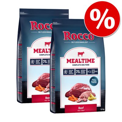 2 x 12 kg Rocco Mealtime - 5 € Rabatt!