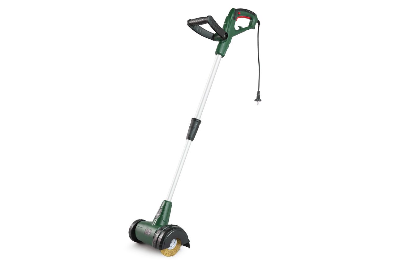 WOLFGANG TOOLS WOLFGANG Wildkrautbürste mit Netzkabel grün